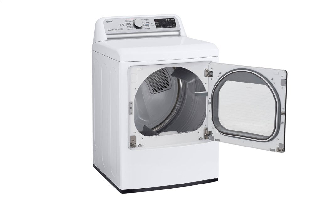 Lg DLEX7800WE 7.3 Cu.Ft. Smart Wi-Fi Enabled Electric Dryer With Turbosteam™