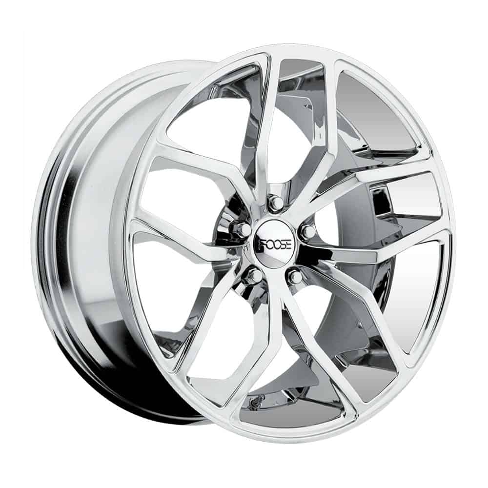 Foose 1PC F148 OUTCAST F148 20X8.5 5X4.5 CHR-PLATED 35MM