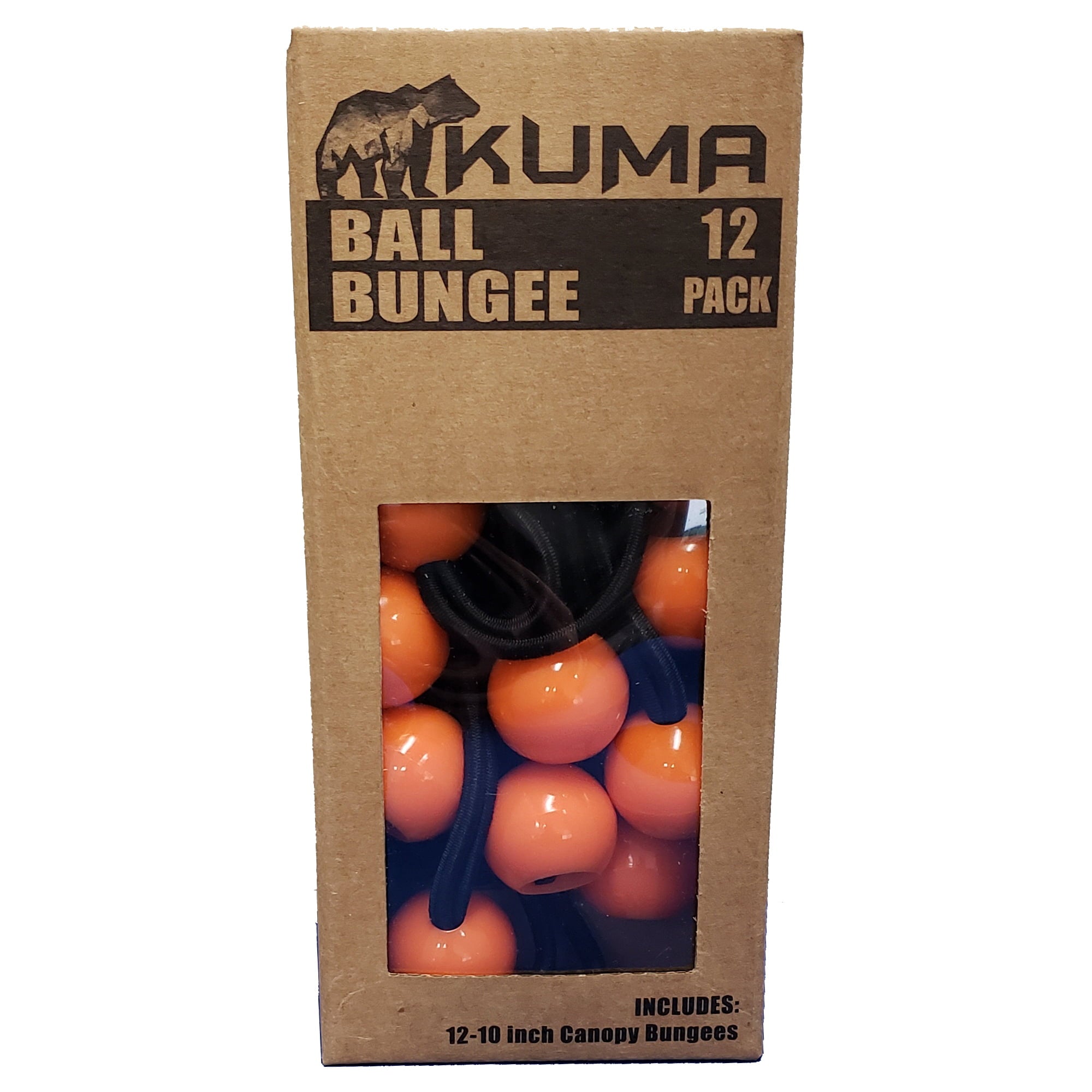 Kuma Rubber Tarp Canopy Bungee Cords 12 Count Pack