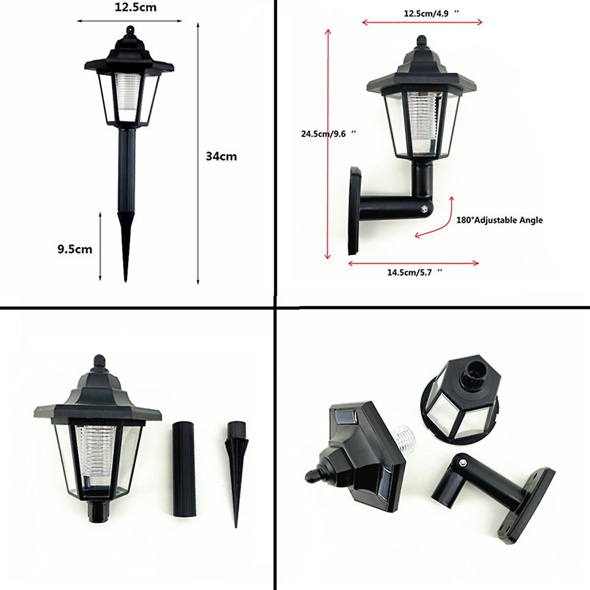 Outdoor Led Solar Wall Light Waterproof Landscape Light For Garden