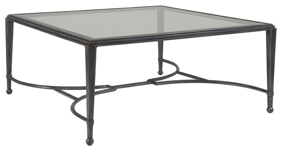 Sangiovese Square Cocktail Table   Transitional   Coffee Tables   by Lexington Home Brands  Houzz