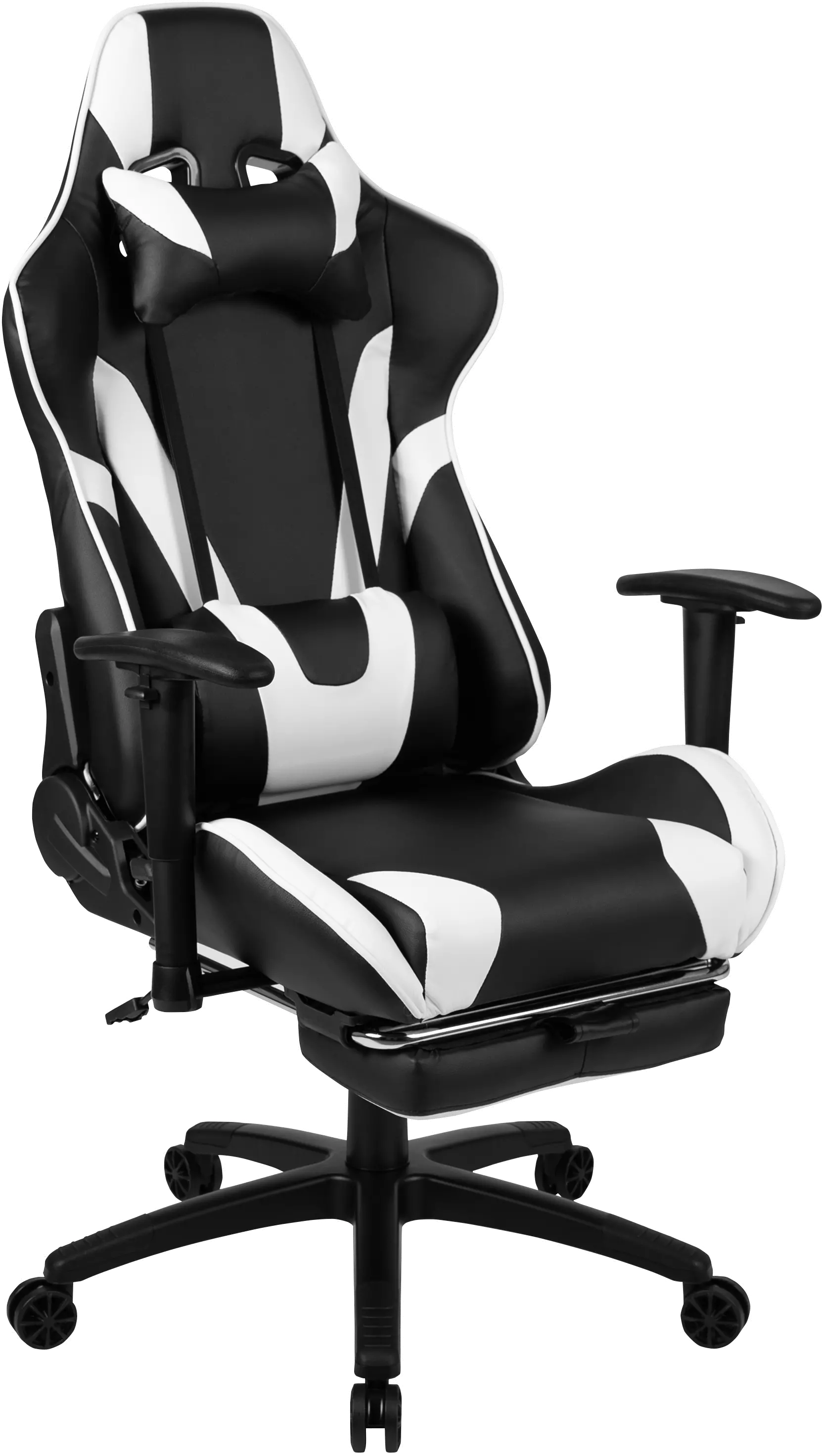 X30 White and Black Gaming Swivel Chair