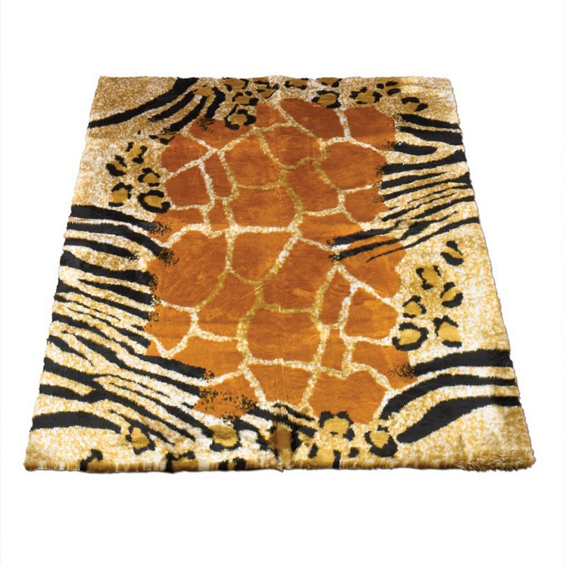 Walk on Me Faux Fur Super Soft Safari Area Rug Made in France