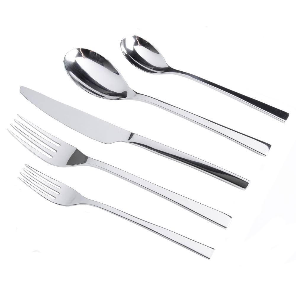 Gibson Sparland 20-Piece Silver Stainless Steela Flatware Set (Service for 4) 985100558M