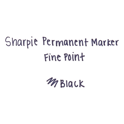 Sharpie Fine Tip Permanent Marker， Black， 36/Pack (1884739)