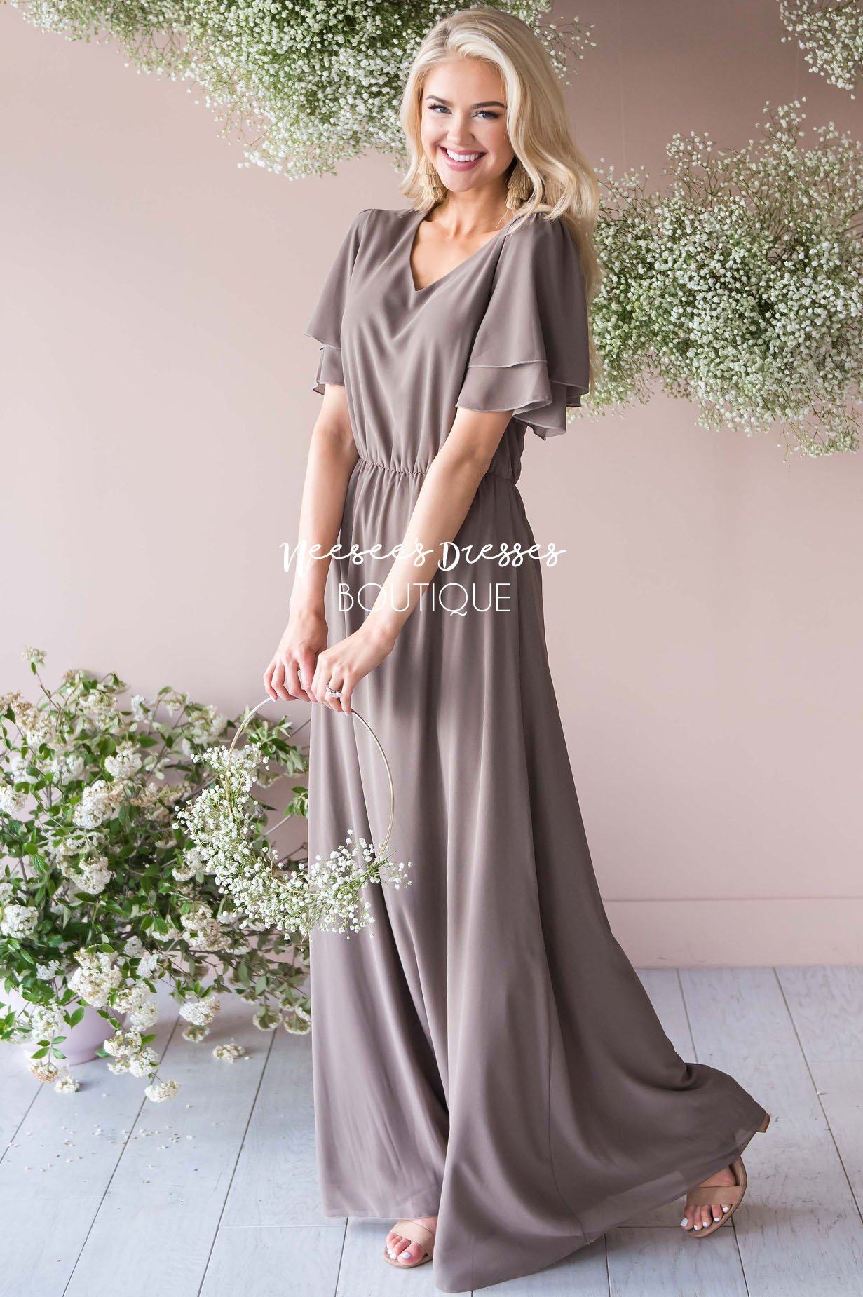 The Chloe Chiffon Maxi Dress