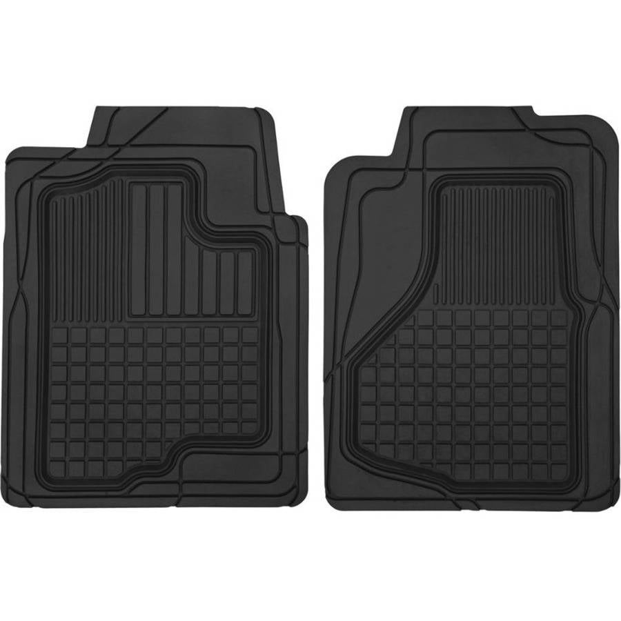 Motor Trend All Weather Semi-Custom Heavy Duty Rubber Floor Mats for Auto Car Truck SUV