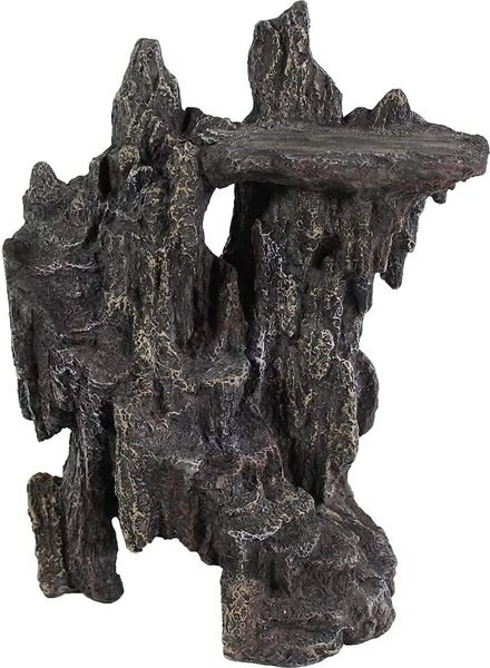 Penn-Plax Reptology Shale Scape Cavernous Cliff Ornament