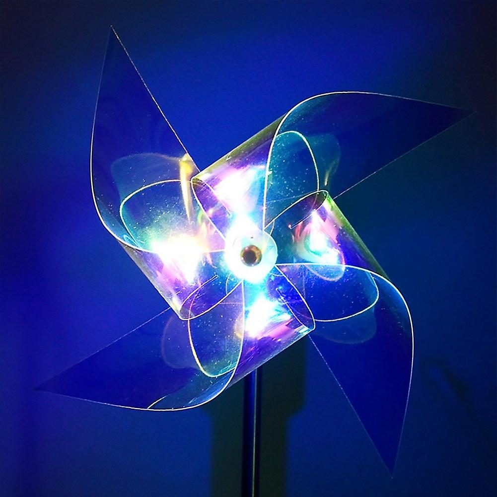 Solar Wind Spinner Garden Led Solar Powered Stake Pinwheels Light Outdoor Decorative Lawn Lighting Copper Wire Lamp