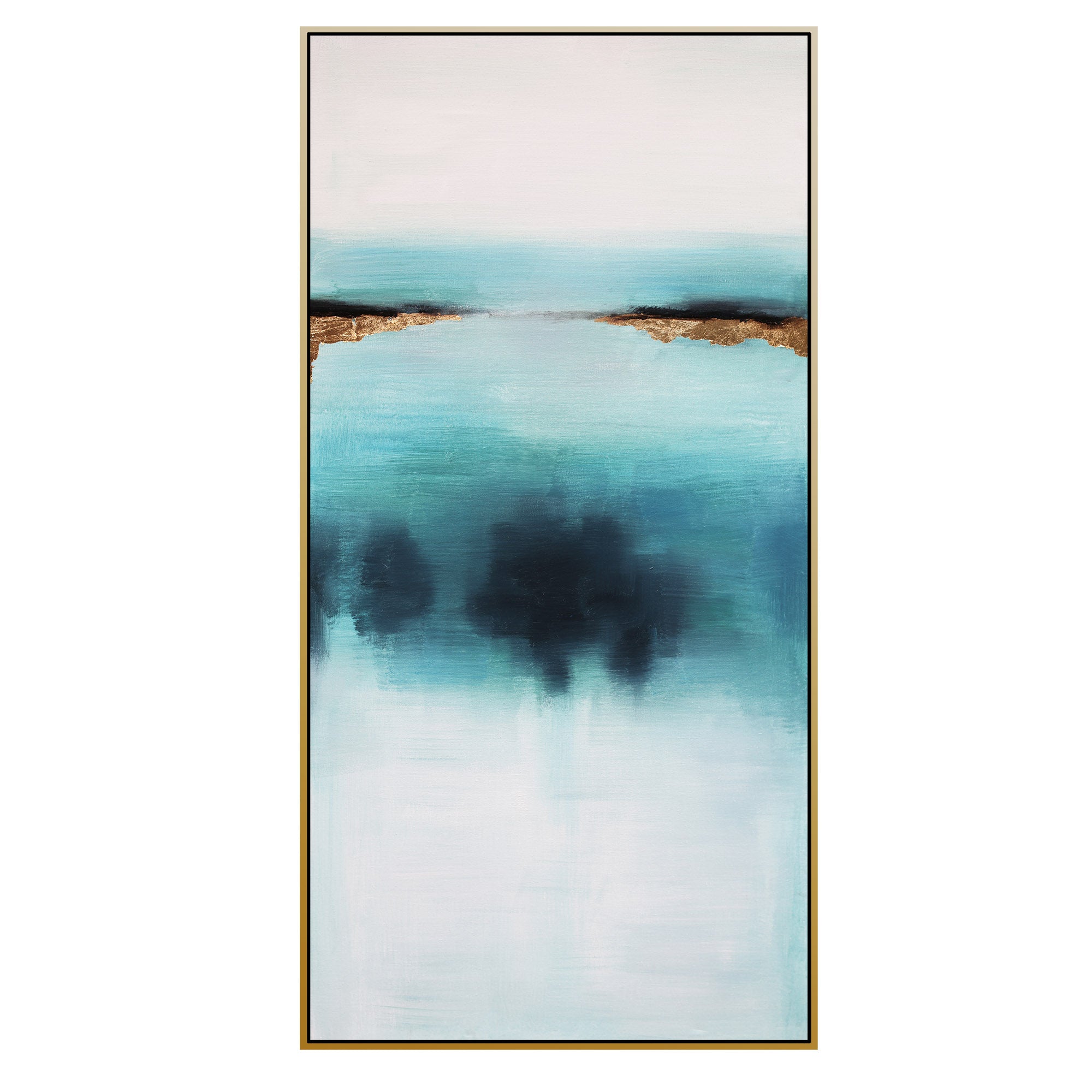 Upside Lake Hand Painted Art Painting With Frame 160X80 Cm Soap0062