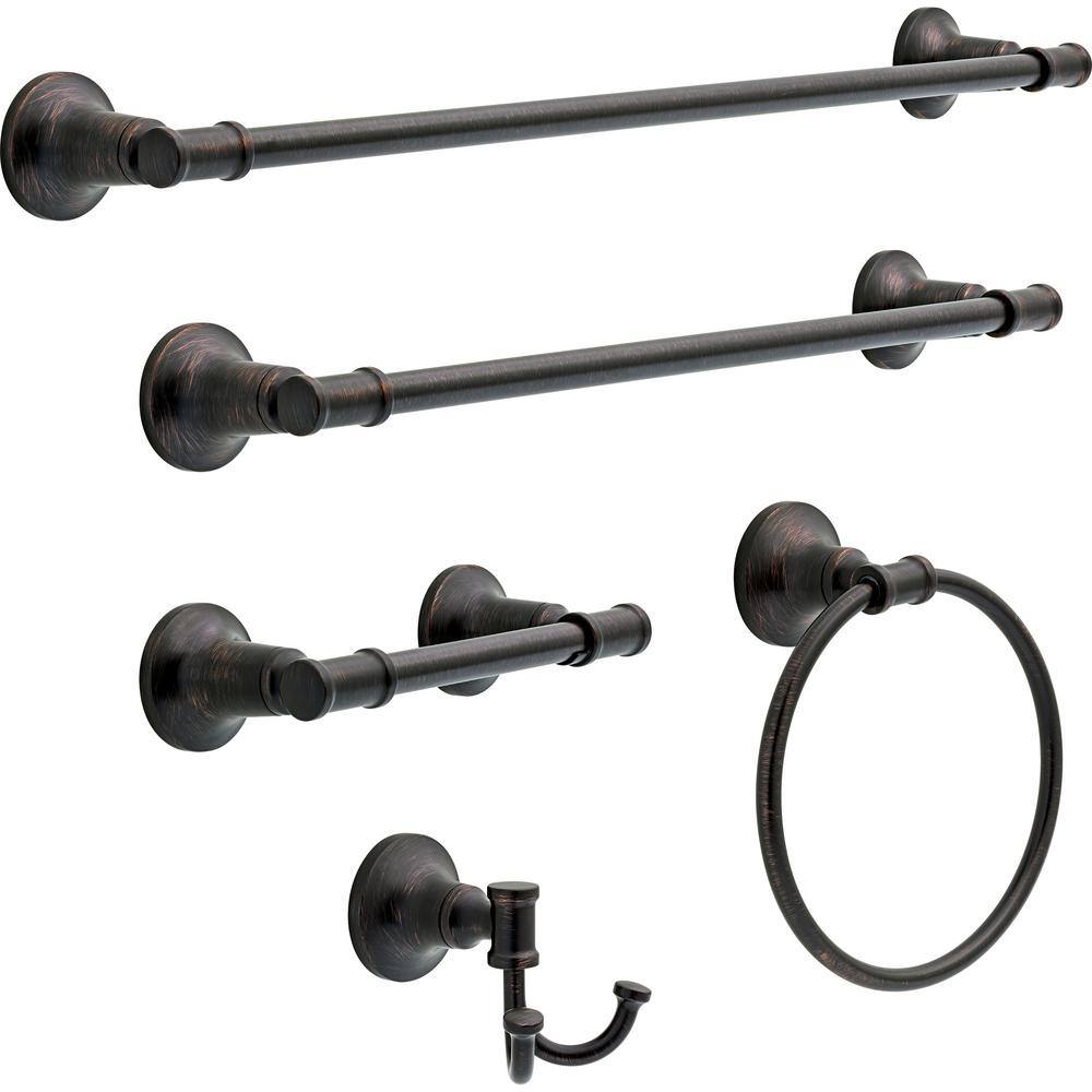 Delta Chamberlain 18 in. Wall Mount Towel Bar in Venetian Bronze CML18-VBR