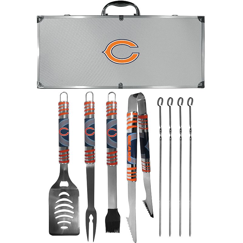 Chicago Bears Tailgater 8-Piece BBQ Grill Set