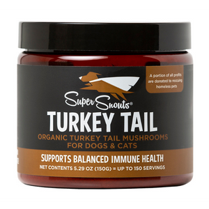 Super Snouts Organic Turkey Tail Mushrooms Supplement for Dogs and Cats