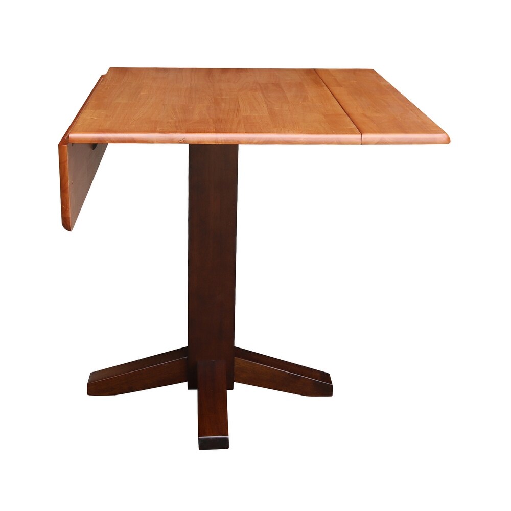 Square Dual Drop Leaf Dining Table