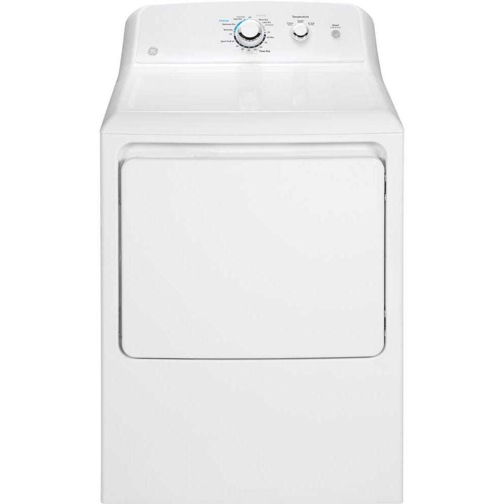 GE 7.2 cu. ft. Gas Dryer in White GTD33GASKWW