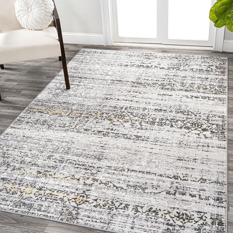 Jonathan Y Tidal Distressed Striped Area Rug