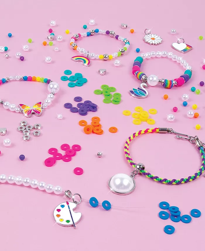 Make It Real Rainbows and Pearls DIY (do it yourself) Jewelry Kit