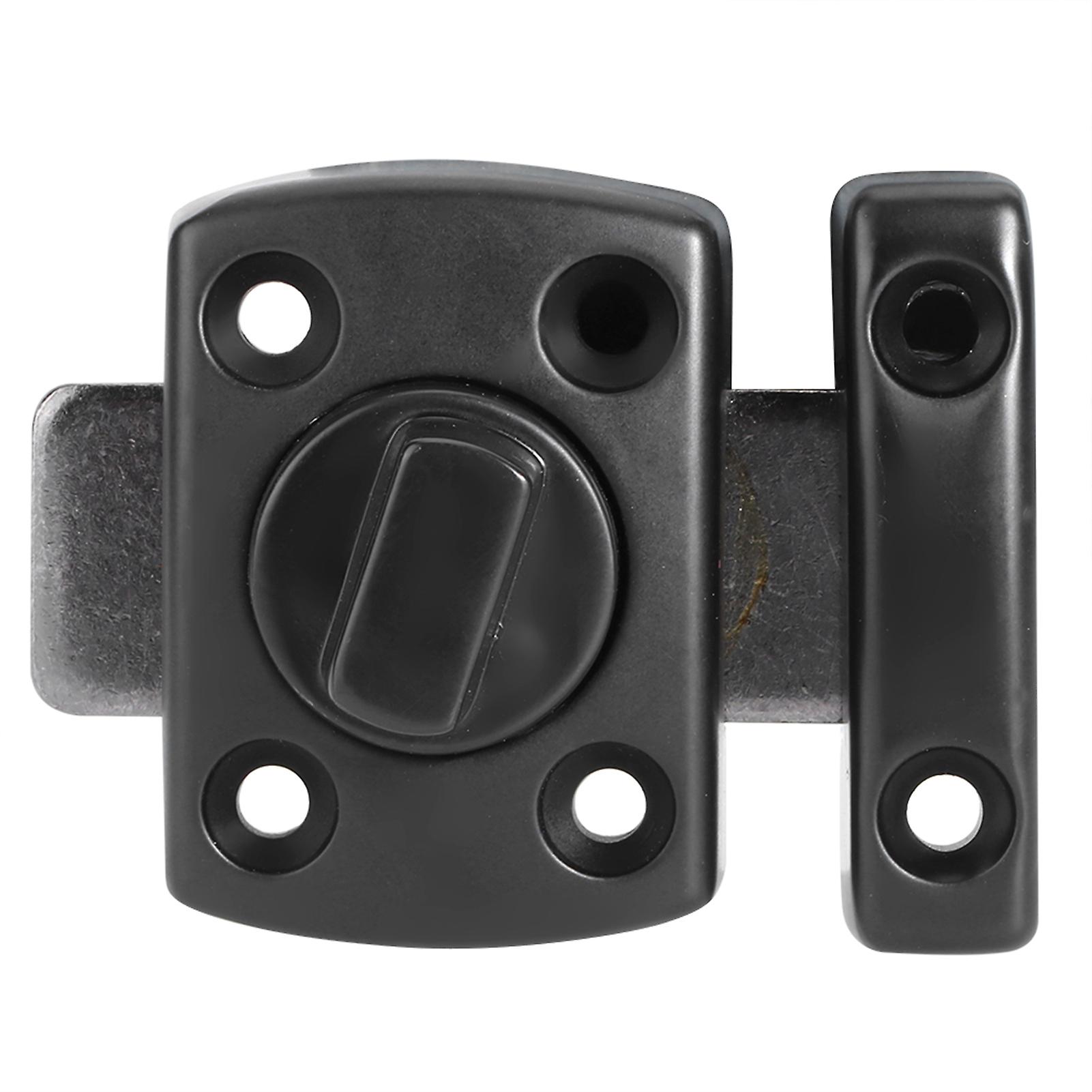 Door Latch Lock Household Security Special  Zinc Alloy For Door  Window Prevent Theft Lock Black