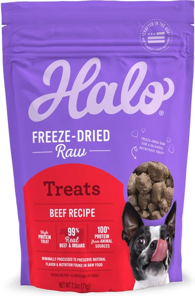 Halo Beef Recipe Raw Freeze-Dried Dog Treats