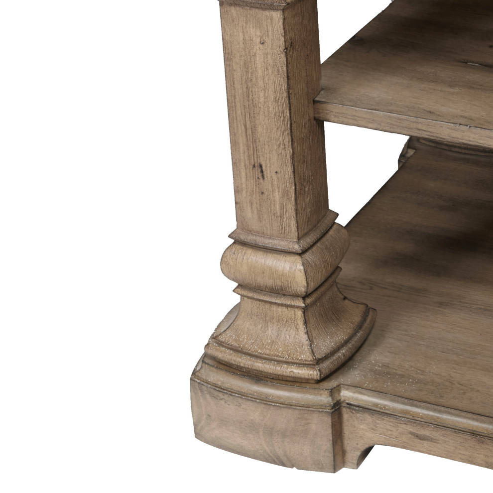 Garrison Cove Stone Top End Table   Traditional   Side Tables And End Tables   by Pulaski Furniture  Houzz