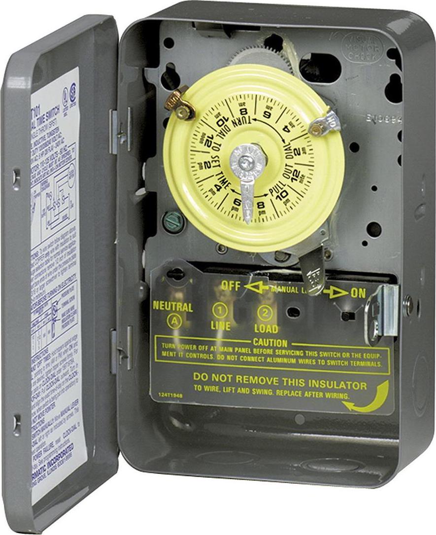 Intermatic T101 40 Amp Type 1 Indoor Steel Mechanical Timer