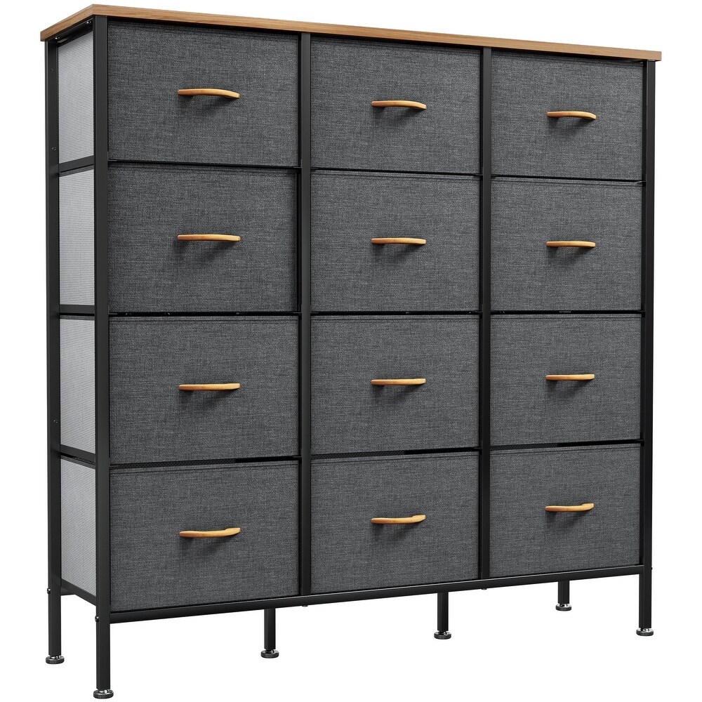 12 Drawers Furniture Storage Chest Grey 12 Drawer Dresser