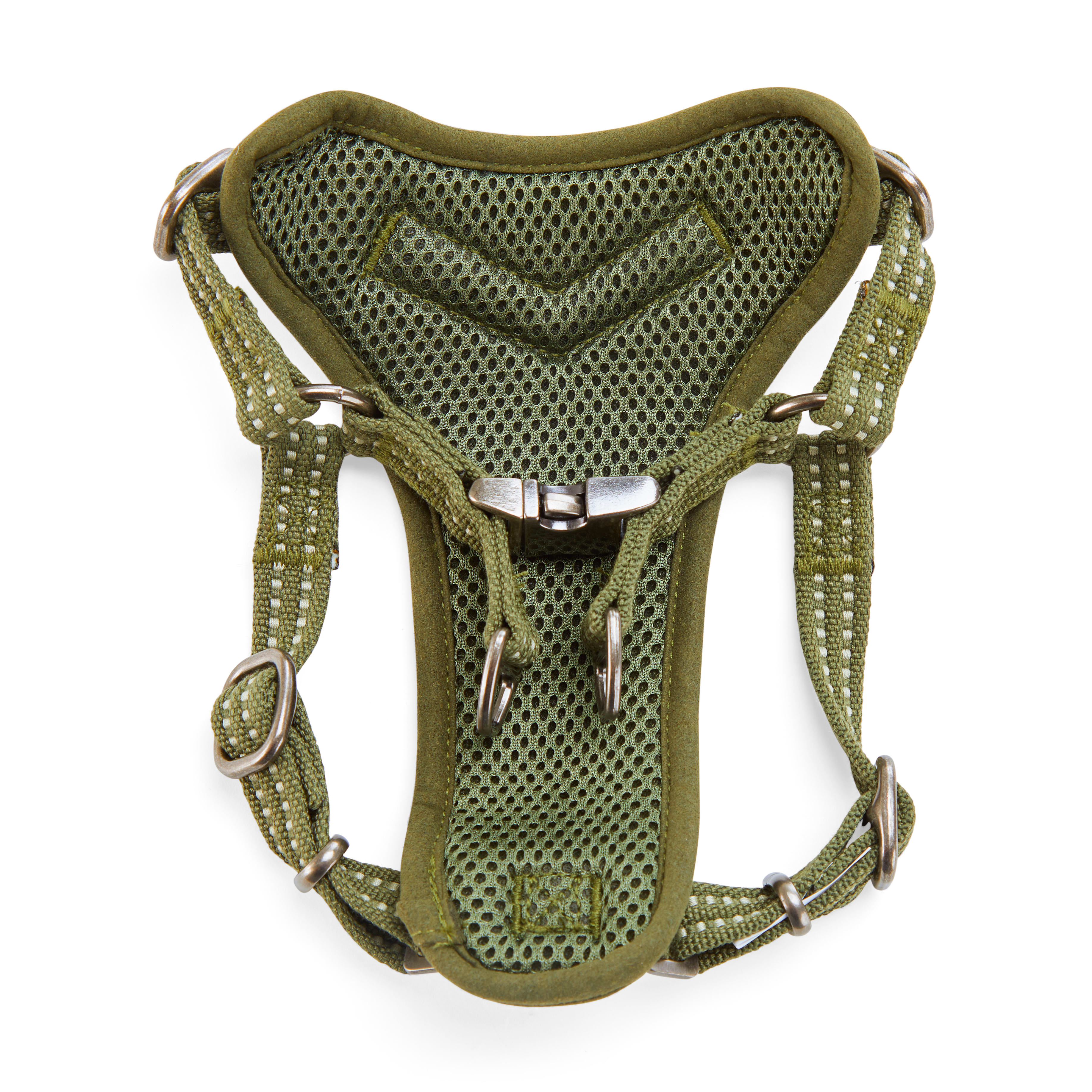 Reddy Olive Small Dog Harness， X-Small