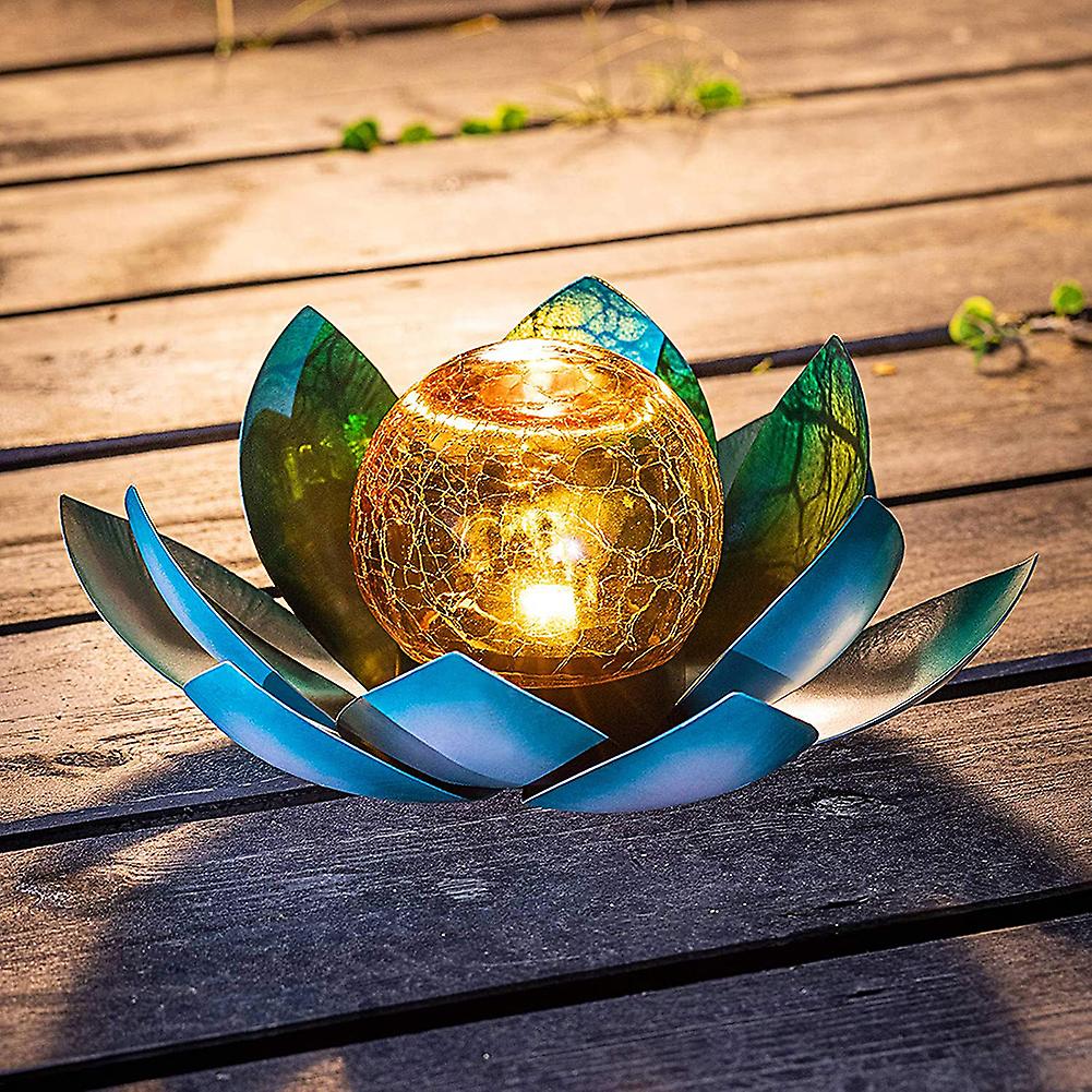 Solar Powered Led Flower Light Artificial Lotus Shape Floating Fountain Pond Garden Pool Lamp Led Night Light Solar Pool Light