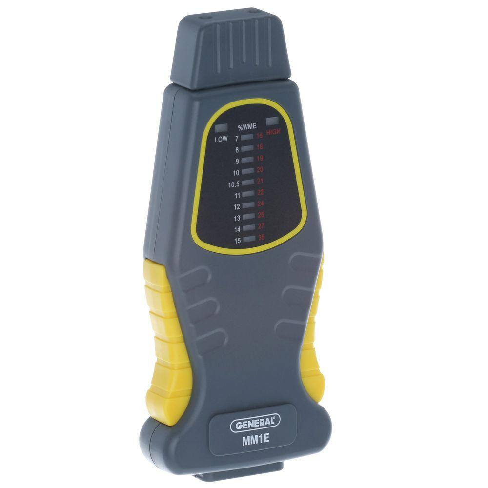 General Tools Pin-Type Moisture Meter with LED Bar Graph Display MM1E