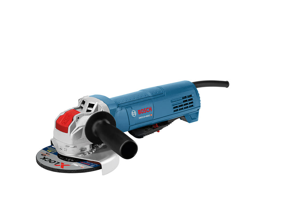 4-1/2 In. X-LOCK Ergonomic Angle Grinder with No Lock-On Paddle Switch