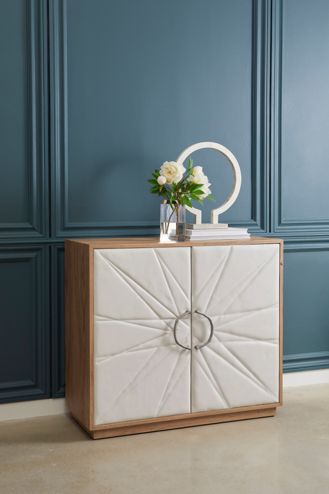 Two Door Leather Chest   Transitional   Accent Chests And Cabinets   by Pulaski Furniture  Houzz