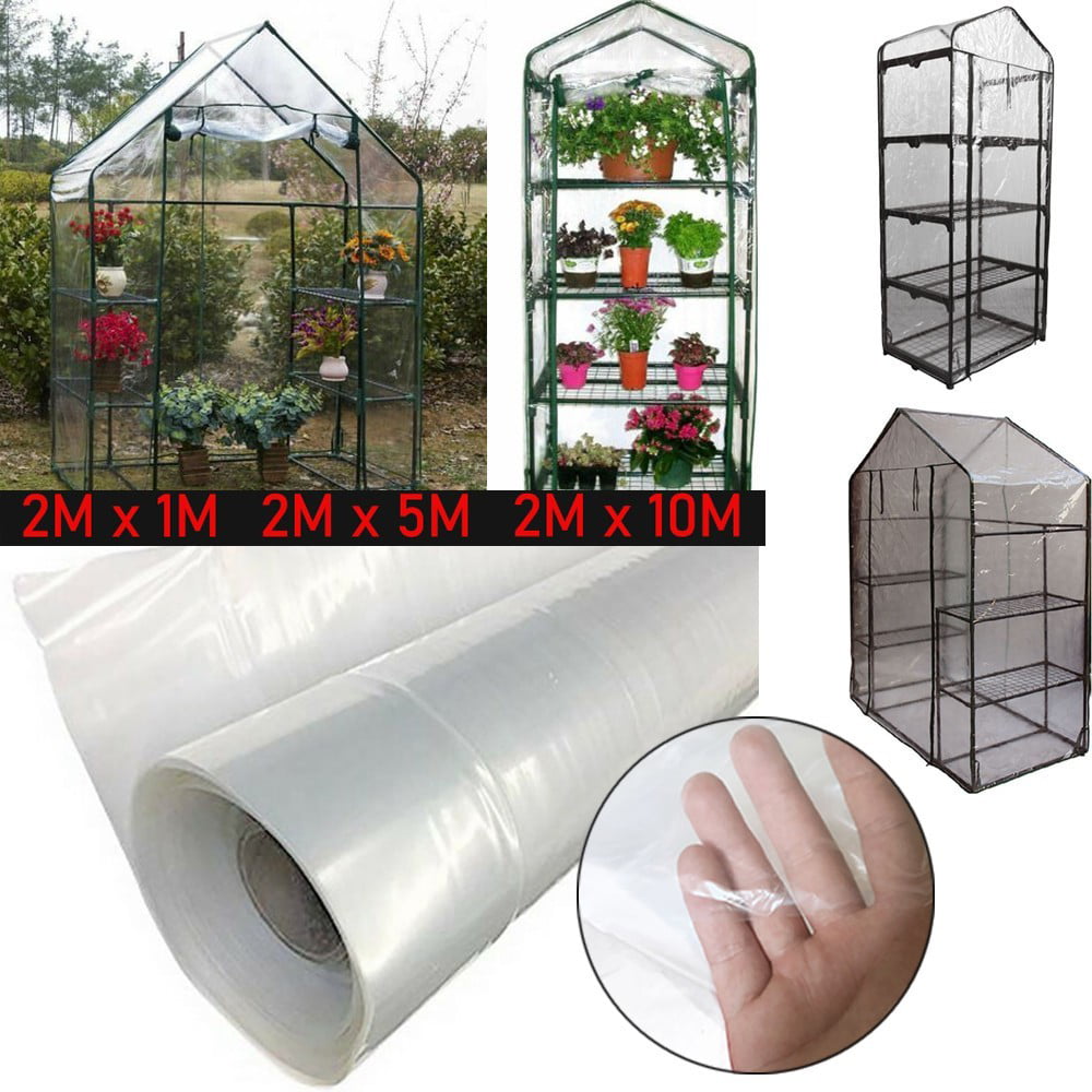 Ruibeauty Greenhouse Clear Plastic Poly Film Polytunnel Poly Hot House Cover VARIOUS LENGT,6.56x19.68Ft