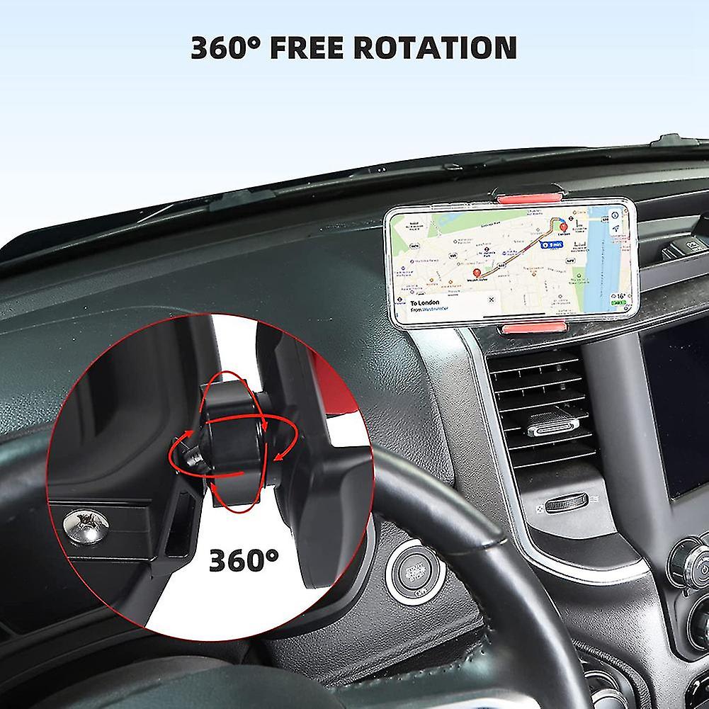 Car Dash Mount Phone Holder Center Console Storage Tray Phone Mount Organizer For 2018-2022 Ram 150