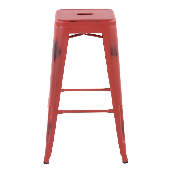 Homylin 29 Inch Backless Metal Counter Stools