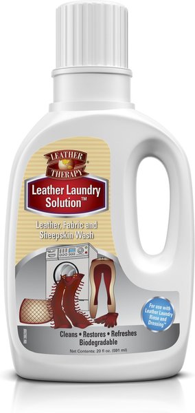 Absorbine Leather Therapy Leather Laundry Solution Leather Fabric and Sheepskin Wash