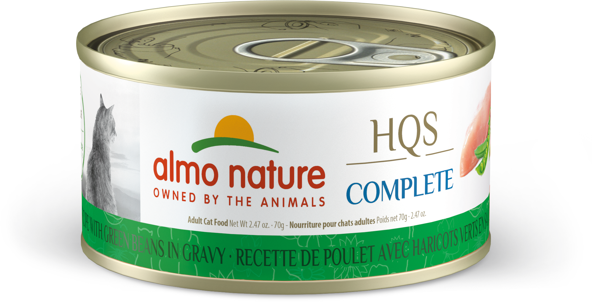 Almo Nature Complete Chicken  Green Beans Canned Cat Food