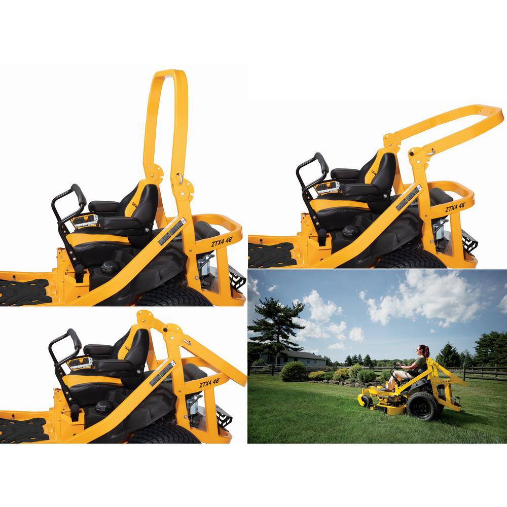 Cub Cadet Ultima ZTX4 60 in. Fabricated Deck 24 HP V-Twin Kohler 7000 Pro Series Engine Zero Turn Mower with Roll Over Protection Ultima ZTX4-60