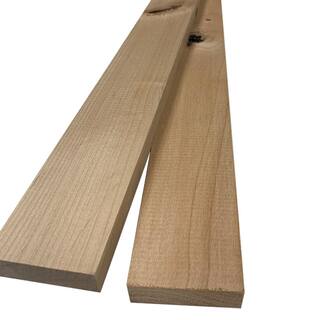 Swaner Hardwood 1 in. x 3 in. x 6 ft. Knotty Alder S4S Board (2-Pack) OL04012672AK