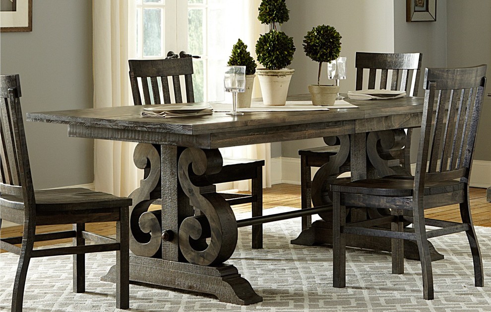 Magnussen Furniture Bellamy Side Chair  Set of 2   Rustic   Dining Chairs   by Emma Mason  Houzz