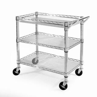 Seville Classics Heavy-Duty Commercial-Grade Utility Cart NSF Listed SHE99307ZB