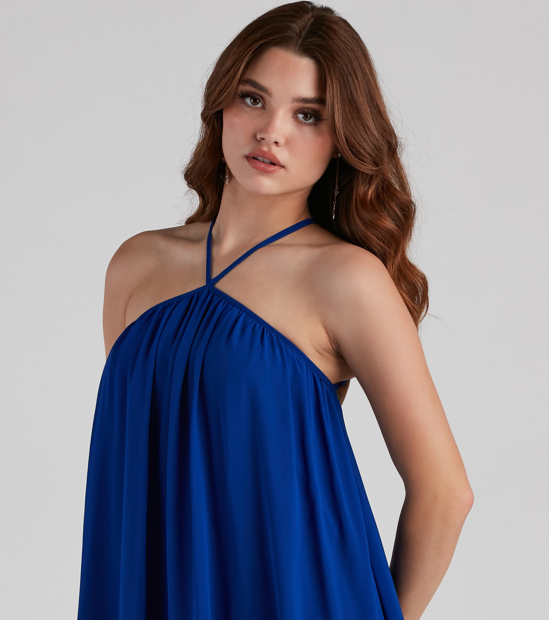 Palisades Beauty Chiffon A-Line Dress