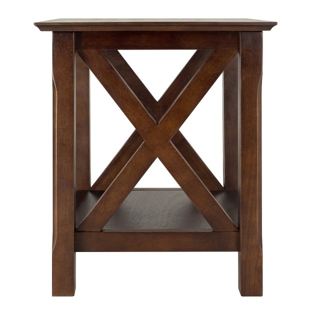 Xola End Table Cappuccino Winsome