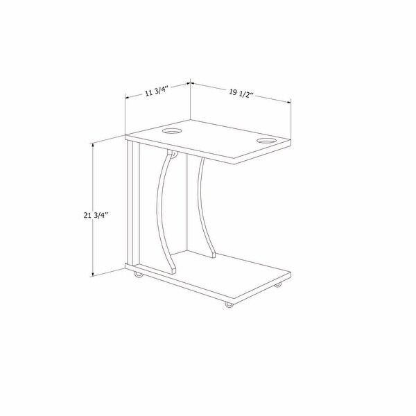 South Shore Kodali Mobile Side Table for Laptop