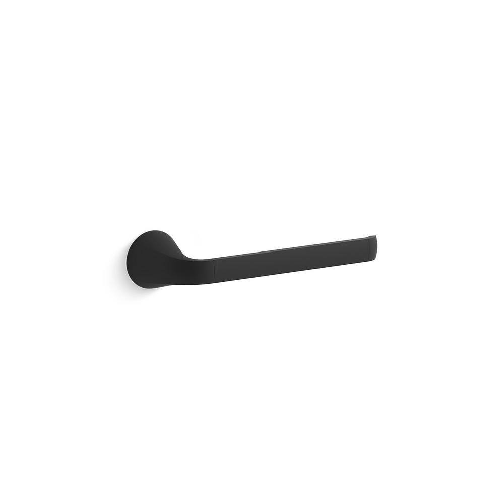 KOHLER Cursiva Towel Arm in Matte Black K-R26689-BL