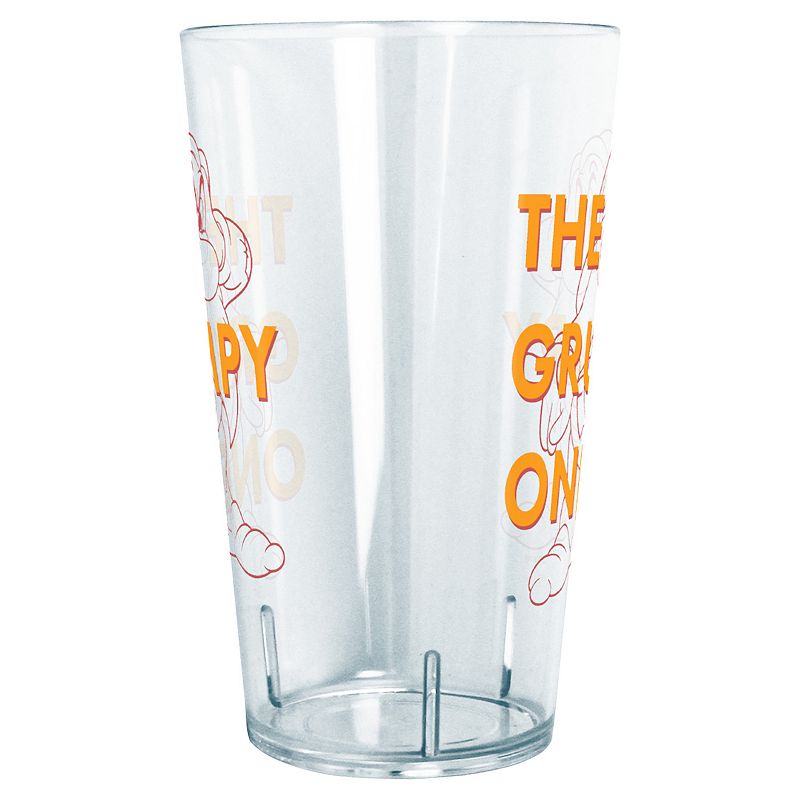 Snow White Grumpy Outlined Tritan Tumbler