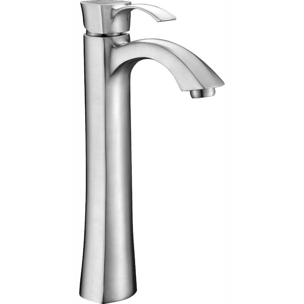 ANZZI Harmony Series Single Hole SingleHandle Vessel Bathroom Faucet in Brushed Nickel