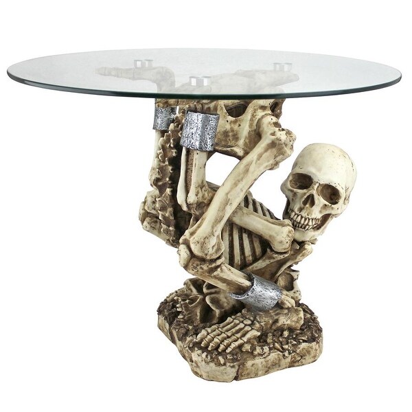 Design Toscano The Contortionist Skeleton Side Table