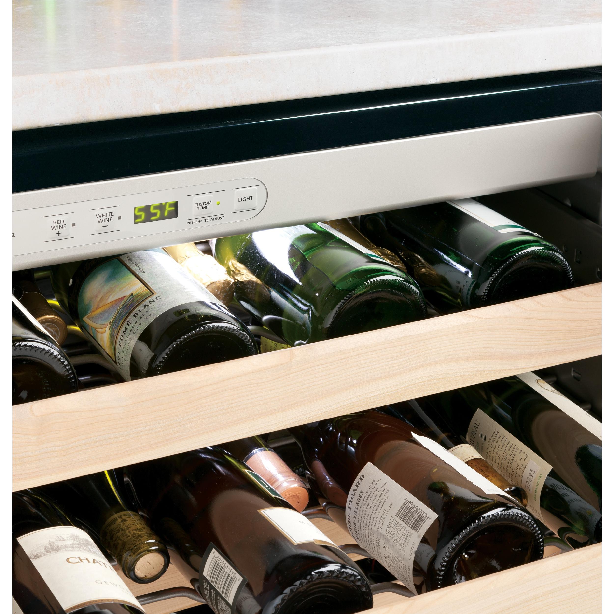 Monogram 5.5 cu. ft. 57-bottle Built-in Wine Cooler ZDWI240HII