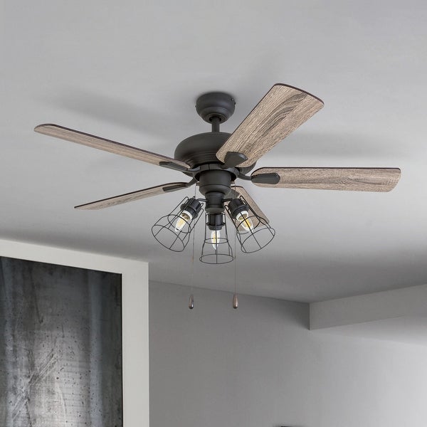 The Gray Barn Rugaard 42-inch Bronze 3-light LED Ceiling Fan Shopping - The Best Deals on Ceiling Fans | 27985718