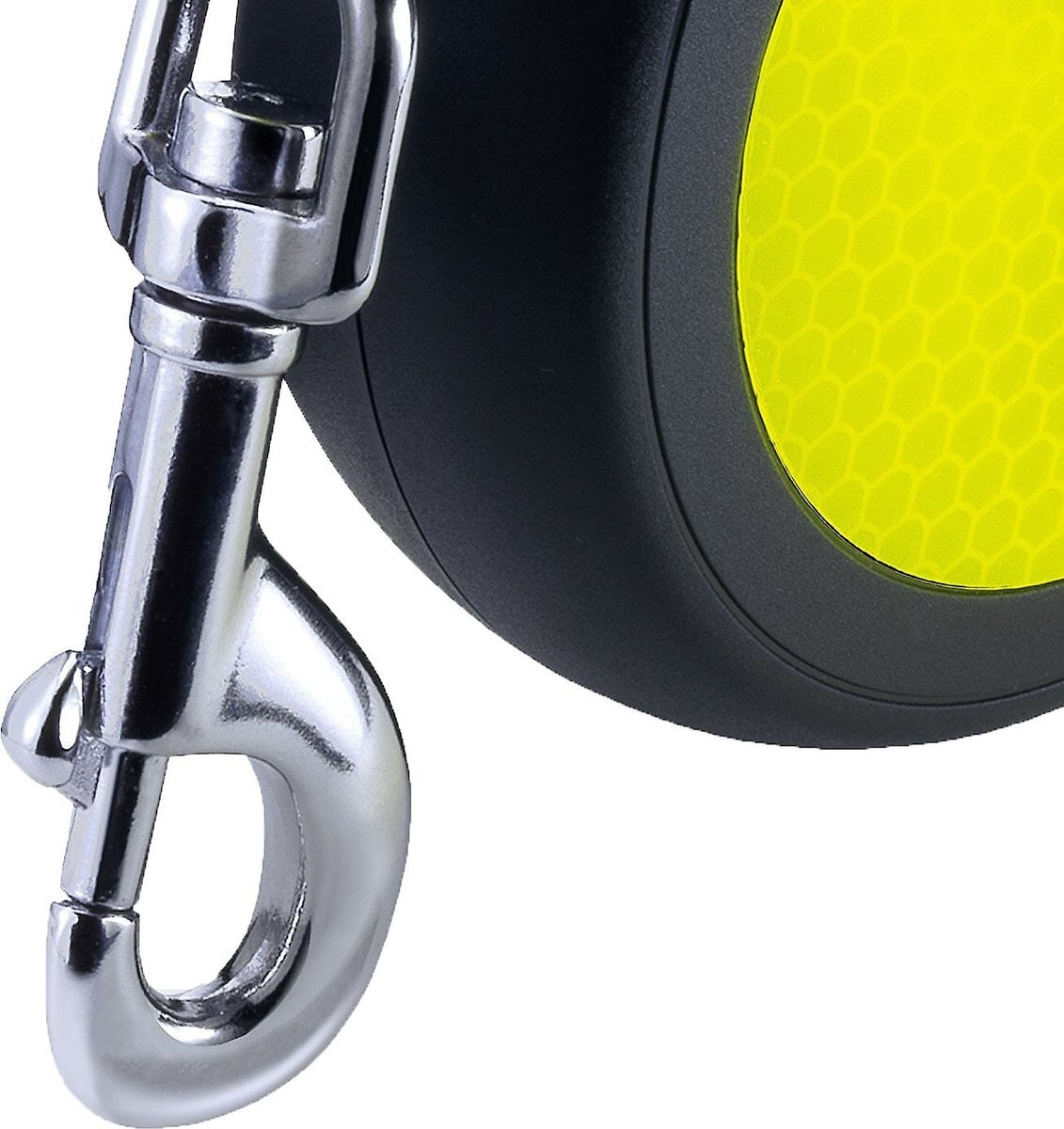 Flexi Neon Nylon Tape Reflective Retractable Dog Leash